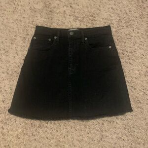Madewell denim skirt